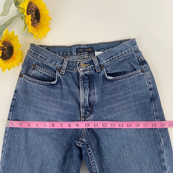 J Crew Button Fly Mid Rise Straight Jeans Size 6 - Picture 5 of 8